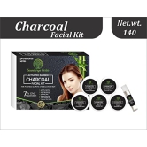 Soundarya Herbs Activated Charcoal Bamboo Facial Kit - 140g | Natural Detoxifying and Purifying