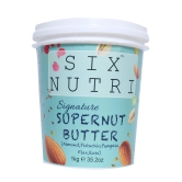 SIXNUTRI All Natural Stone Ground Keto Diet Vegan Signature Super-Nut Butter (Almonds, Pistachios, Pumpkin Seeds, Flax Seeds and Rose Petals)-1KG