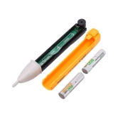 New Arrival With Buzzer + Led Flash Light VoltAlert 1AC-D 90-1000VAC Voltage Tester Voltage Meter Non Contact Electric Voltage Power Detector Electrical Testing Pen Tester Induction Test Pen