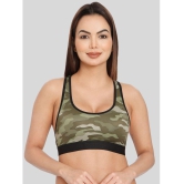 ILRASO - Green Nylon Non Padded Women's Racerback bra ( Pack of 1 ) - None