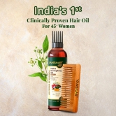 Original Maha Bhringhraj Oil | Reduces Hair Fall by 20%- Clinically Proven | Free Kacchi Neem Comb-200ml