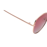 Gold Round Unisex Sunglasses