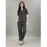 Smarty Pants Black Cotton Womens Nightwear Nightsuit Sets ( Pack of 1 ) - None