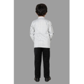 DKGF Fashion - Light Grey Cotton Blend Boys Shirt & Pants ( Pack of 1 ) - None