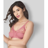 Clovia - Pink Cotton Non - Padded Womens Everyday Bra ( Pack of 1 ) - 38C