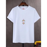 NITYANAND CREATIONS Round Neck White Holi T-Shirt for MEN-HOLI-T-SHIRT-11583-L