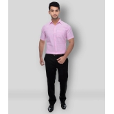 DESHBANDHU DBK - Pink Cotton Regular Fit Mens Formal Shirt (Pack of 1) - None