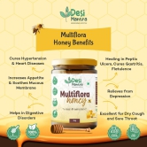 Desi Mantra's Pure Multiflora Himalayan Honey| 1kg | Glass Jar