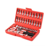 Simo-46 in 1 Pcs Tool Kit & Screwdriver and Socket Set Multi Purpose Combination Tool Case Precision Socket Set