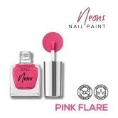 Renee Neons Nail Paint - Pink Flare, Quick Drying, Glossy Finish, Long Lasting