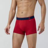 Traq Silver Cotton Trunks Rio Red XXL