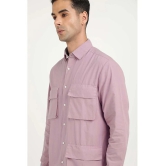 Bene Kleed 100% Cotton Regular Fit Solids Full Sleeves Mens Casual Shirt - Purple ( Pack of 1 ) - None