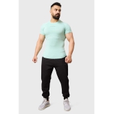 Fuaark Mint Green Polyester Slim Fit Mens Sports T-Shirt ( Pack of 1 ) - None