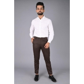 MANCREW - Brown Viscose Slim - Fit Men's Formal Pants ( Pack of 1 ) - None