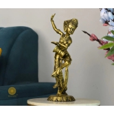 Classical Dance Pose Lady statue-Gold