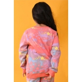 TIE DYE STAR FLEECE SWEATSHIRT - PINK-7-8 YEARS / 1N / PINK