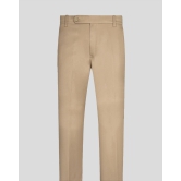 Cream Normal Fit Trousers-40