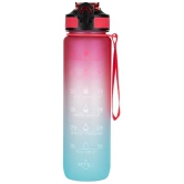 BD Colour Motivational  Water Bottle - 1000ml - Assorted