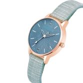 Loretta MT-316 Blue Leather Belt Slim Dial Women & Girls Watch