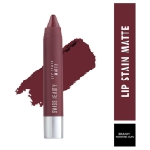 Swiss Beauty Lip Stain Matte Lipstick Lipstick (Harrington), 3.4gm