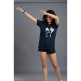 Dab On Them Haters with Skeleton Printed Oversized T-Shirt for Women M