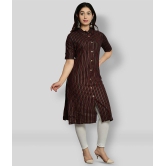 Glorious - Multicolor Rayon Women's Front Slit Kurti ( Pack of 1 ) - XXL