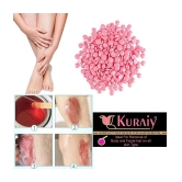 KURAIY Hair Removal Hot Hard Body Wax Beans (100Gm) for Face, Arm, Legs, and whole Body