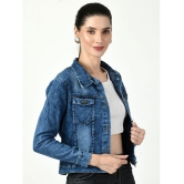 DKGF Fashion - Denim Navy Jackets Pack of 1 - None