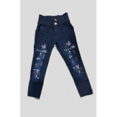 ICONIC ME- Girls Printed Denim Jeans - None