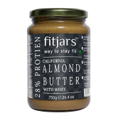 FITJARS Stone Ground Keto Vegan All Natural Gourmet High Protein - Almond Butter , 750 g