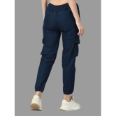 DKGF Fashion - Navy Blue Denim Jogger Womens Jeans ( Pack of 1 ) - None