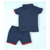 Macitoz - Navy Blue Cotton Baby Boy T-Shirt & Shorts ( Pack of 1 ) - None