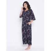 Clovia Rayon Nightsuit Sets - Navy - XL