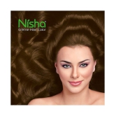 Nisha (60gm, 60ml, 12ml) Cream Permanent Hair Color Light Brown Light Brown 5 120 mL Pack of 2