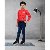 Arshia Fashions Pack of 1 Boys Denim Shirt & Jeans ( Red ) - None