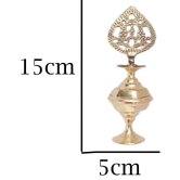 Mii Art brass surmedani with suma use in eyes muckap(size-15 cm) pack of 1 pcs.