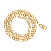 AanyaCentric Combo of 3 Gold Plated 22inches Long Fashion Chain - None