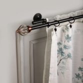 Curtain rod installation (2 brackets)