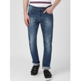 UrbanMark Men Slim Fit Medium Blue Mid-Rise Stretchable Jeans - None