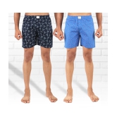 Supersquad Pack of 2 Cotton Mens Boxer- ( Multicolor ) - None