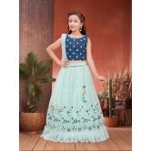 Aarika Navy Blue Georgette Girls Lehenga Choli Set ( Pack of 1 ) - None