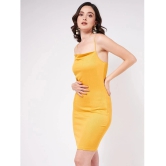 Zima Leto - Yellow Polyester Womens Bodycon Dress ( Pack of 1 ) - None