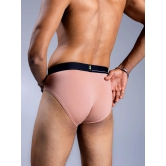 Men's Briefs - Almond Nude-M