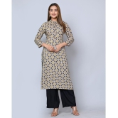 MAUKA - Cream Straight Rayon Women's Stitched Salwar Suit ( Pack of 1 ) - None