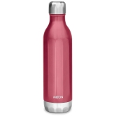 Milton Bliss 600 Thermosteel Hot and Cold Water Bottle, 500 mL (Red) - Red