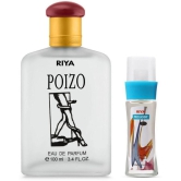 Riya Poizo & Melody Eau De Parfum (EDP) For Unisex 110 ( Pack of 2 )