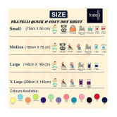 Fratelli Magenta Laminated Waterproof Sheet ( 140 cm × 100 cm - 1 pcs ) - Large - upto 240 cm length