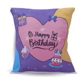 Ros - Purple Gifting Printed Cushion