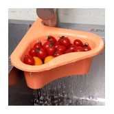 Multipurpose Plastic Kitchen Sink Organizer Corner Dish