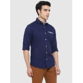 liferoads - Blue 100% Cotton Regular Fit Men's Casual Shirt ( Pack of 1 ) - None